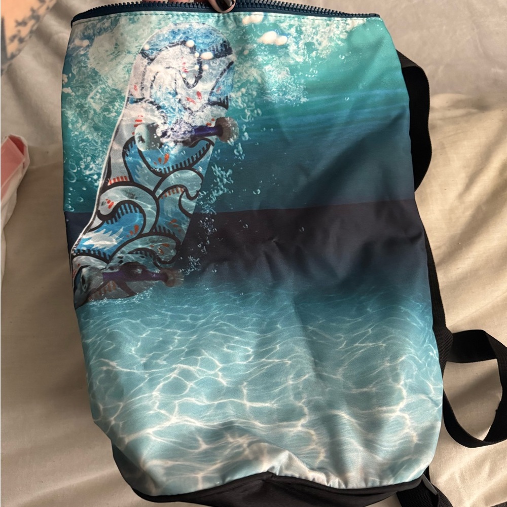 Ocean Print Backpack